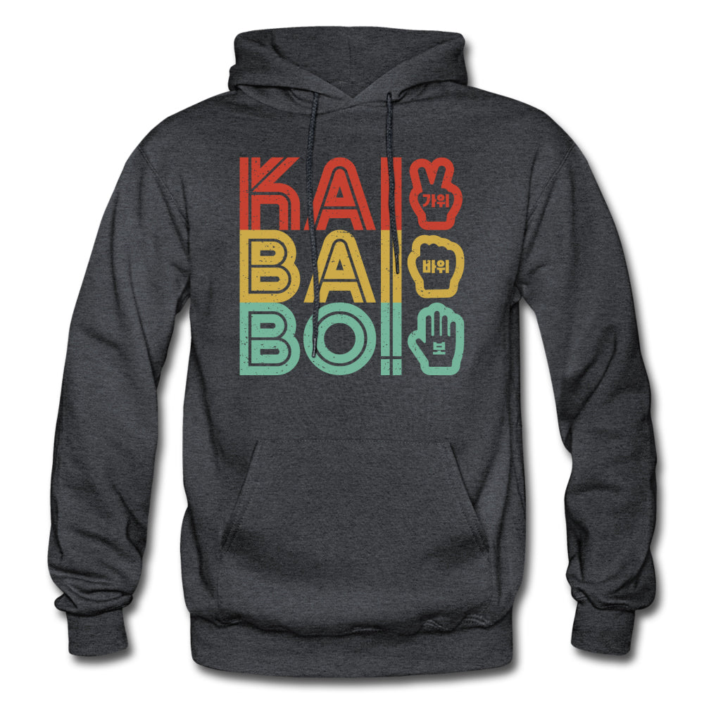 Korean "KAI BAI BO!" (Rock Paper Scissors) Retro Unisex Hoodie