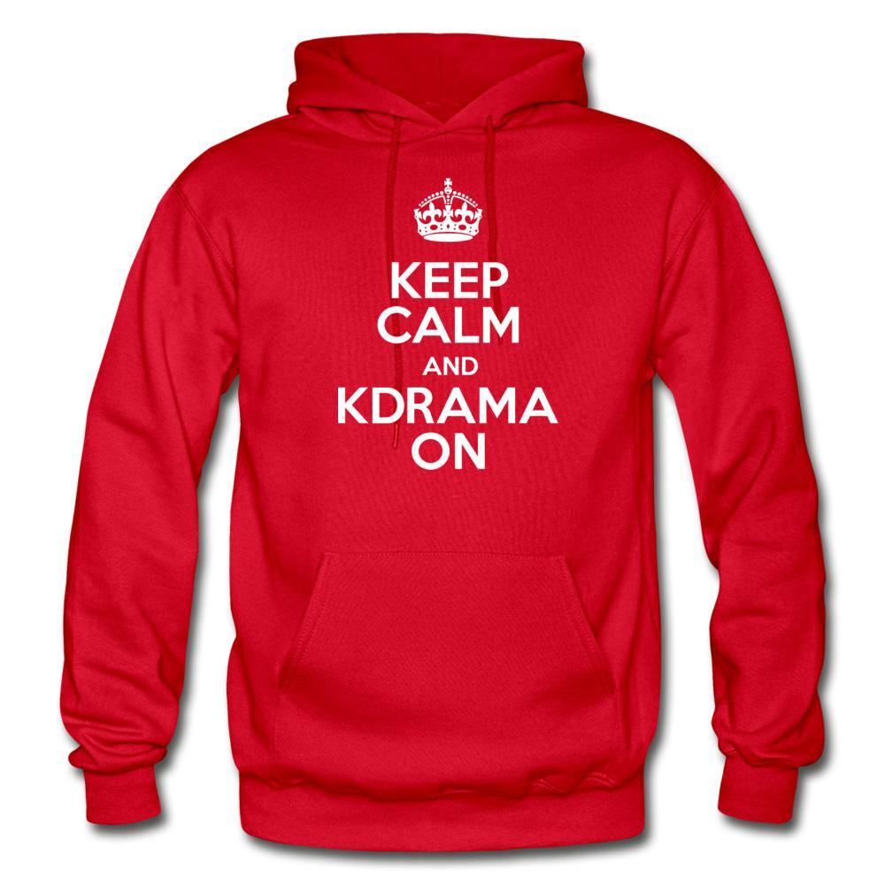 KEEP CALM AND KDRAMA ON Unisex Hoodie - Hot Like Kimchi