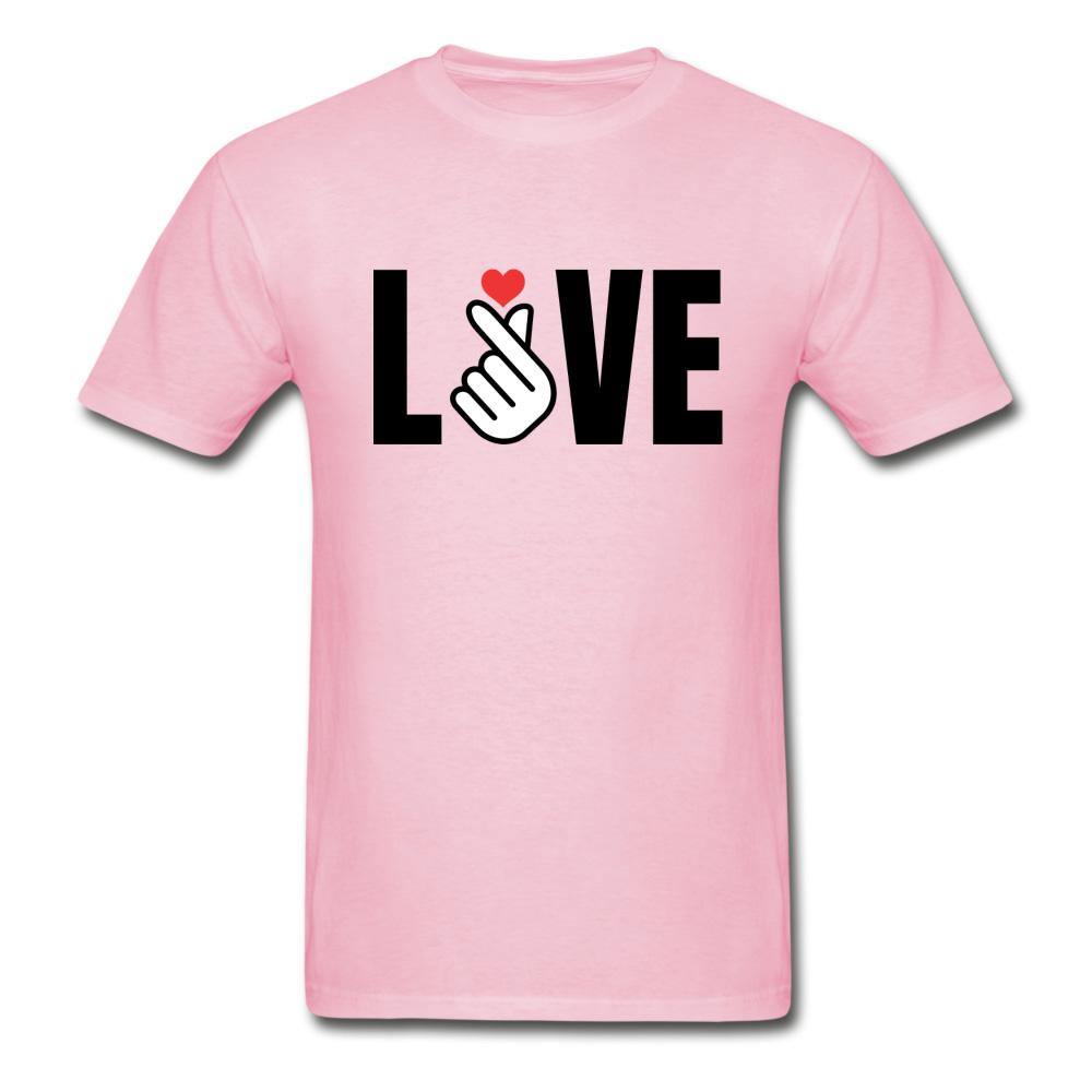 LOVE with Finger Heart- Light Unisex Ultra Cotton T-Shirt - Hot Like Kimchi