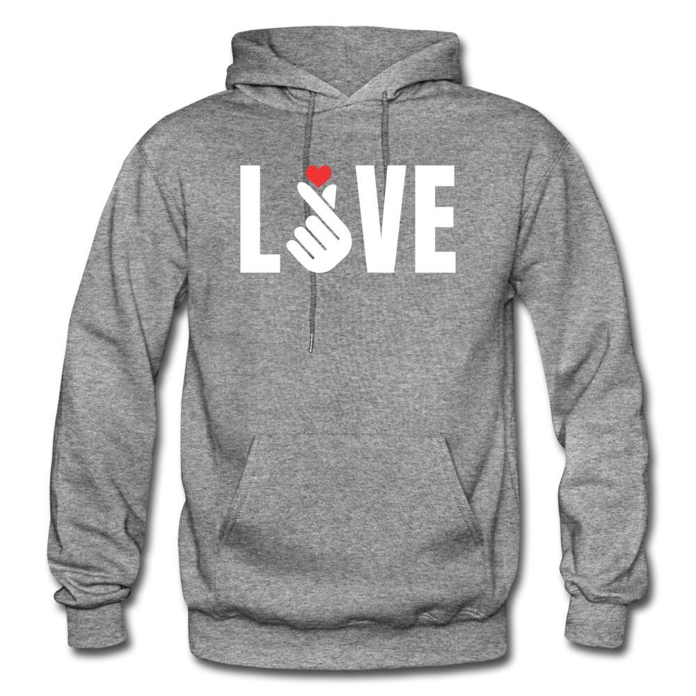 LOVE with Finger Heart Unisex Hoodie
