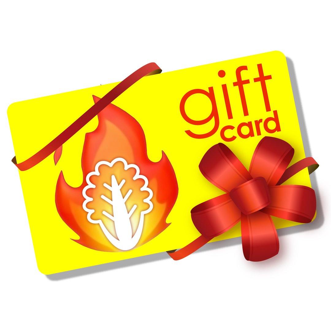 Hot Like Kimchi Gift Card - Hot Like Kimchi