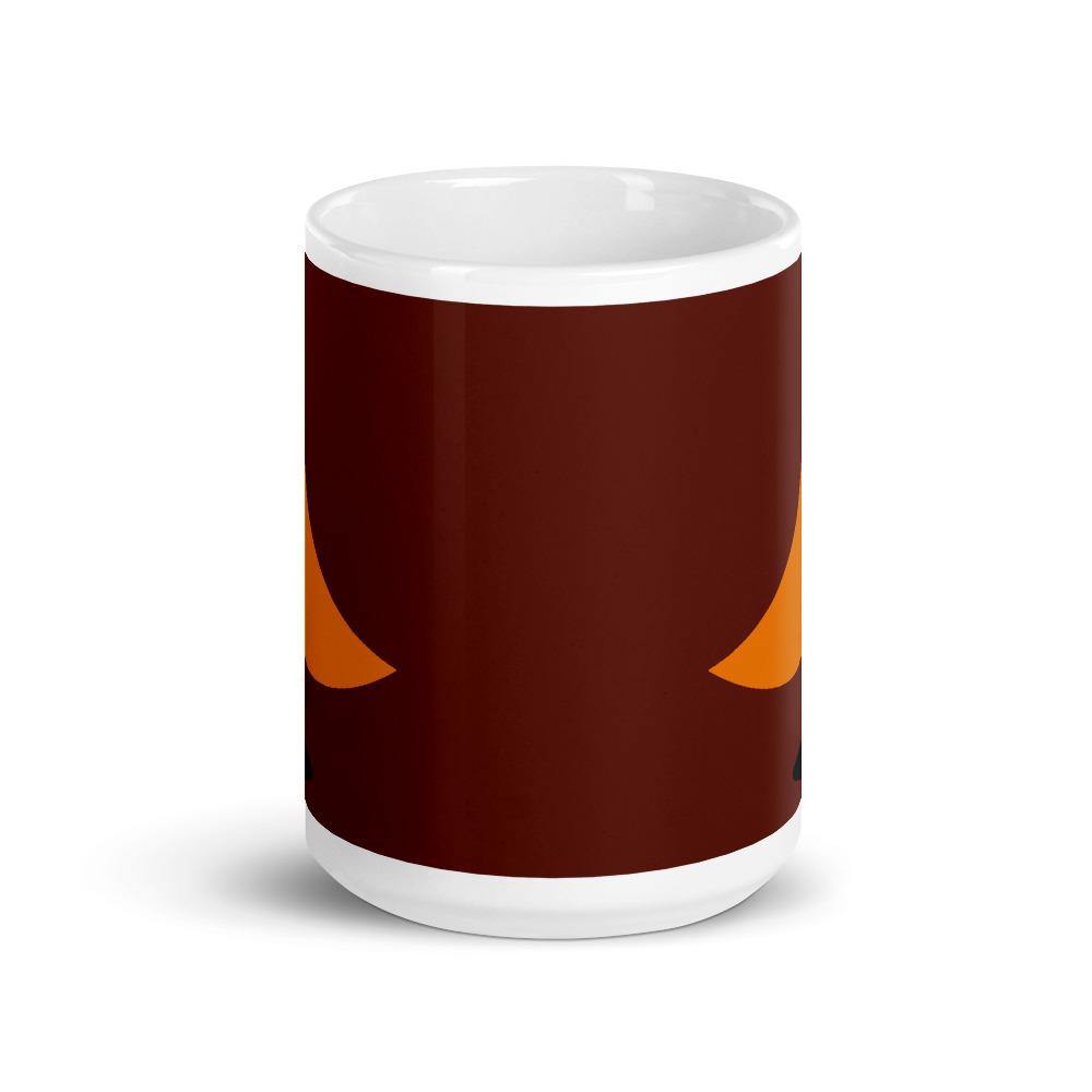 Woman in Korean Hanbok with Crescent Moon Abstract Mug - Hot Like Kimchi