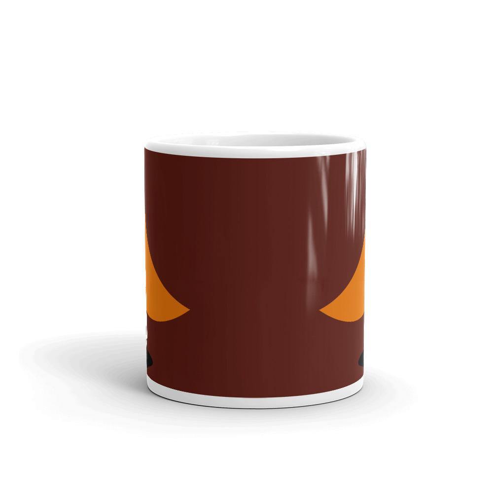 Woman in Korean Hanbok with Crescent Moon Abstract Mug - Hot Like Kimchi