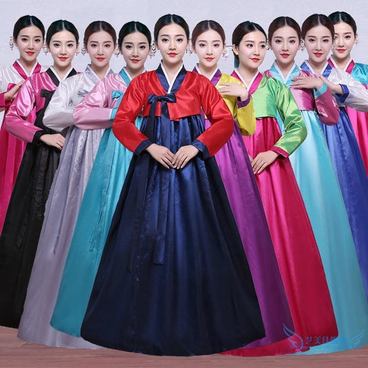 Women's Multicolor Traditional Hanbok Dress - Hot Like Kimchi