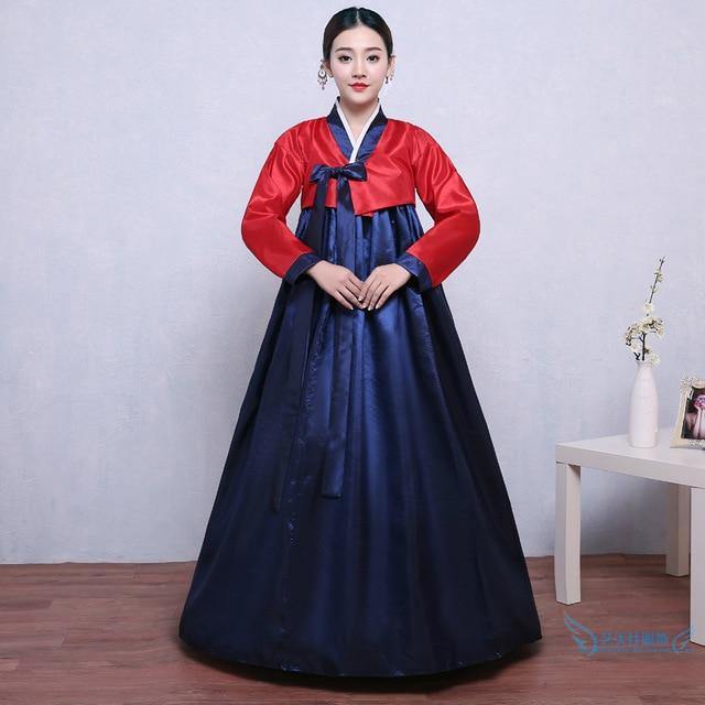 Women's Multicolor Traditional Hanbok Dress - Hot Like Kimchi