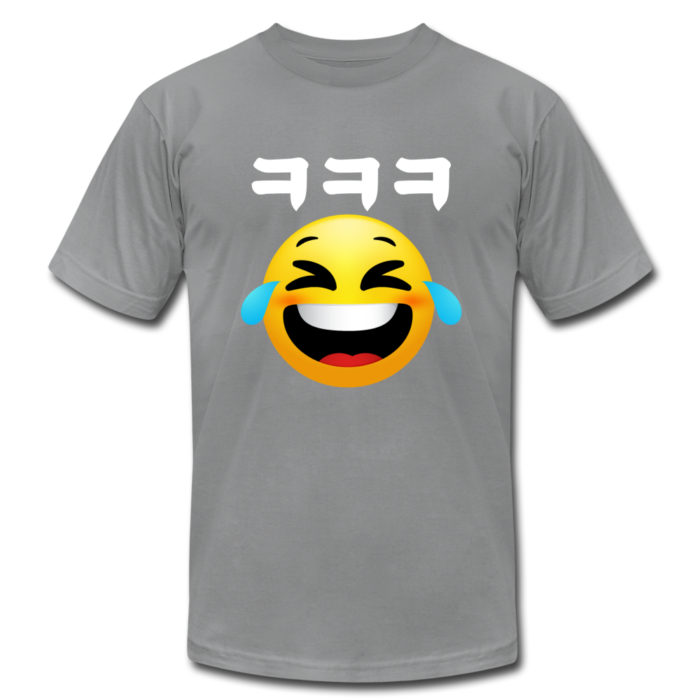 Emoji Laughing in Korean Hangul ㅋㅋㅋ (kekeke)-Unisex Jersey T-Shirt - Hot Like Kimchi