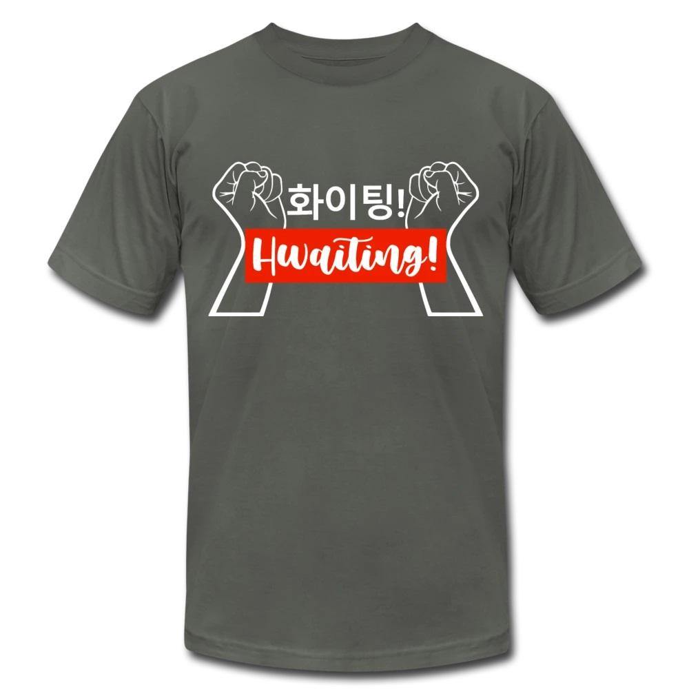 Korean Hangul 화이팅! Hwaiting! Fists- Unisex Jersey T-Shirt