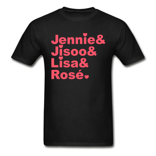 K-Pop BlackPink Member Name List- Unisex Ultra Cotton T-Shirt (BP) - Hot Like Kimchi