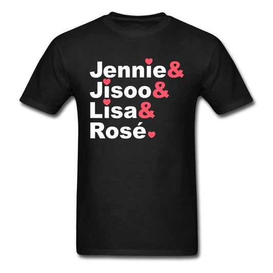 K-Pop BlackPink Member Name List- Unisex Ultra Cotton Adult T-Shirt (BWP) - Hot Like Kimchi