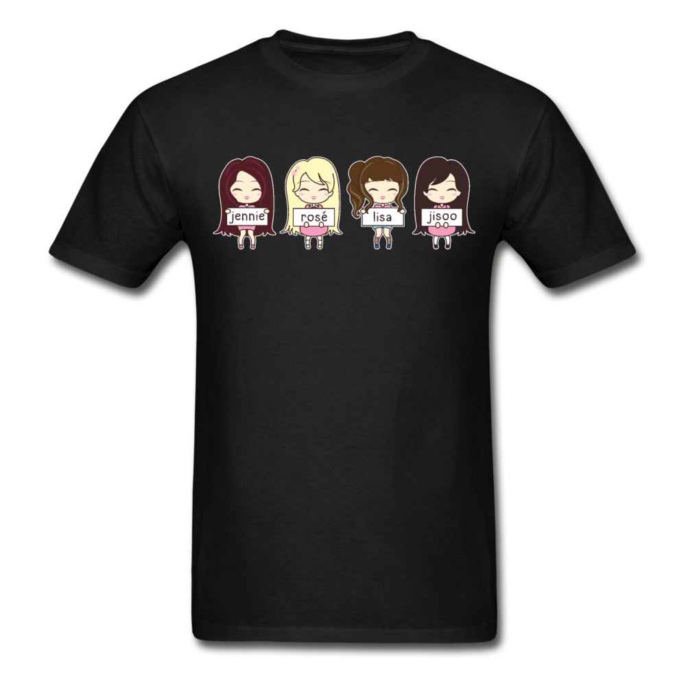 K-Pop BlackPink Cute Jennie Rosé Lisa and Jisoo- Unisex Ultra Cotton T-Shirt - Hot Like Kimchi