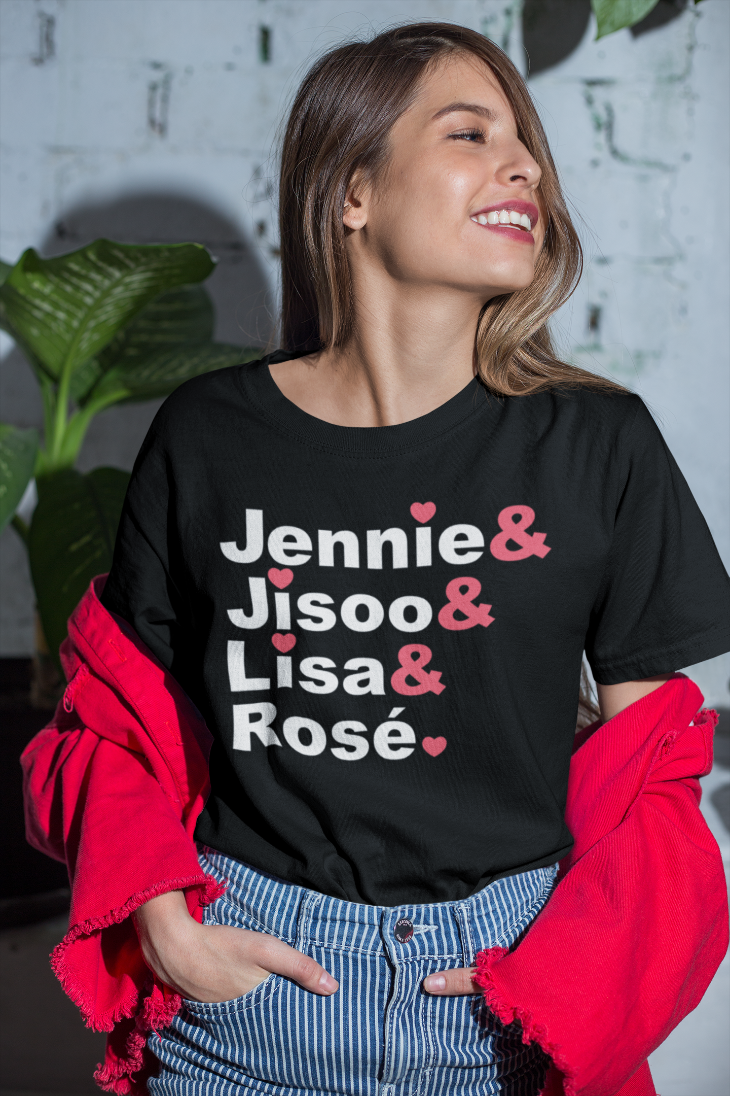 K-Pop BlackPink Member Name List- Unisex Ultra Cotton Adult T-Shirt (BWP) - Hot Like Kimchi