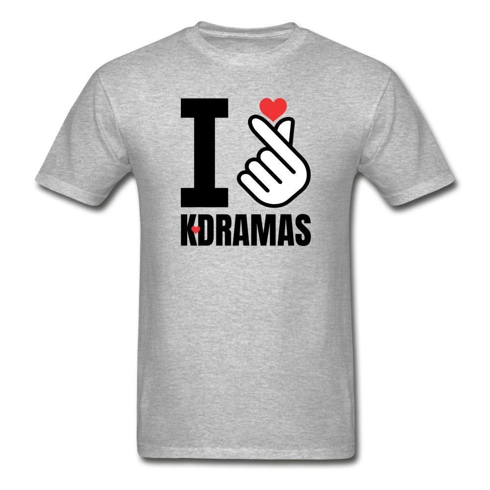 I Finger Heart K-DRAMAS- Light Unisex Ultra Cotton T-Shirt - Hot Like Kimchi
