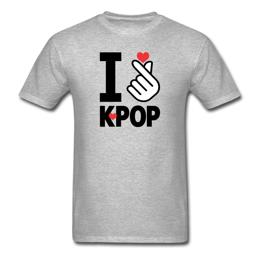I Finger Heart K-Pop- Light Unisex Ultra Cotton T-Shirt - Hot Like Kimchi