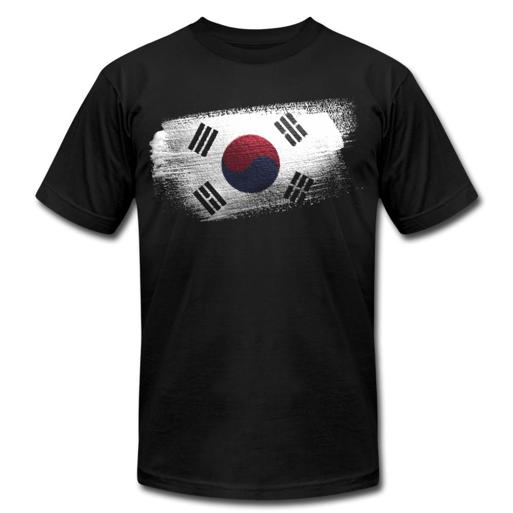 Painted Look South Korean Flag- Unisex Jersey T-Shirt - Hot Like Kimchi