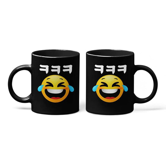 Emoji Laughing in Korean Hangul ㅋㅋㅋ (kekeke)- Full Color Mug - Hot Like Kimchi