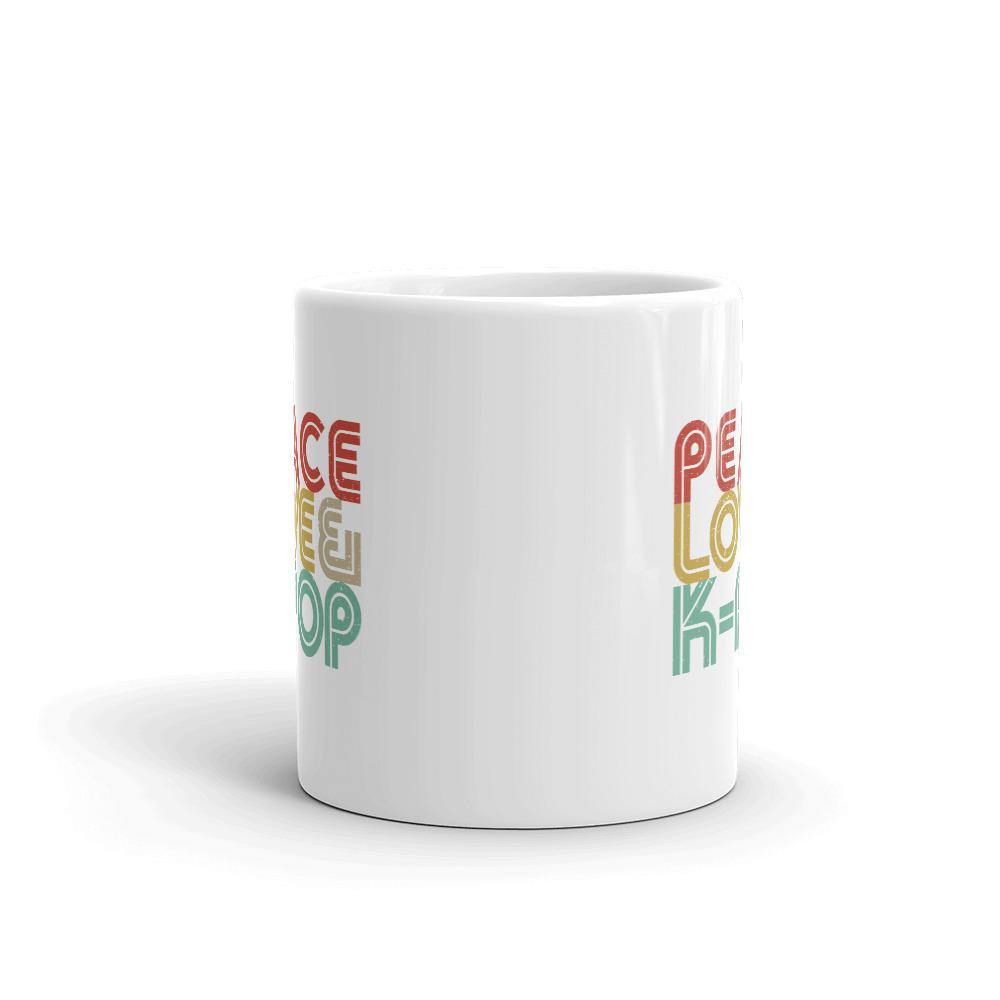 PEACE LOVE & K-POP- Coffee/Tea Mug - Hot Like Kimchi