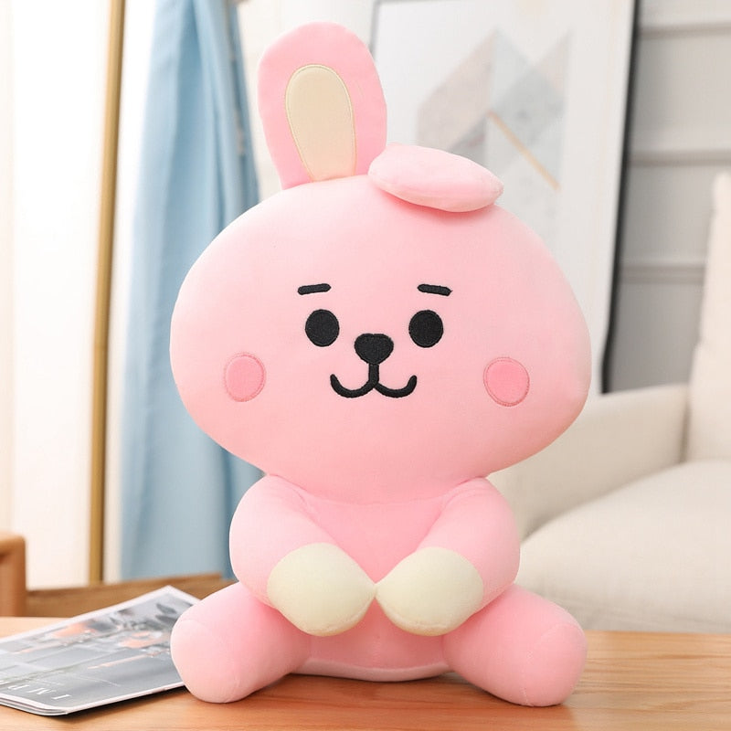 K-Pop Super Star BT21 BTS Plush Animals - CHIMMY, COOKY, KOYA, MANG and  SHOOKY