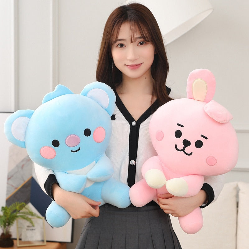 K-Pop Super Star BT21 BTS Plush Animals - CHIMMY, COOKY, KOYA, MANG and  SHOOKY