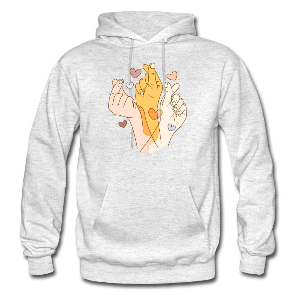 Trio of Finger Hearts Unisex Hoodie - Hot Like Kimchi