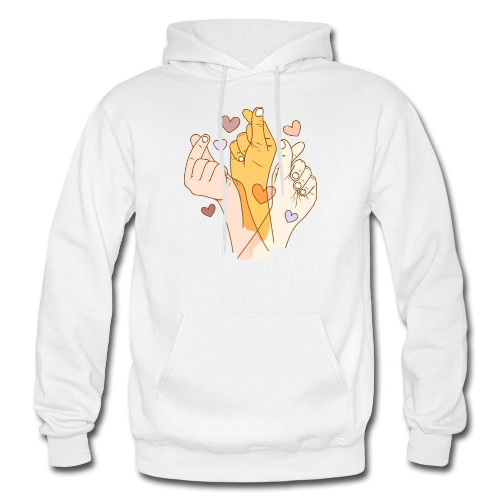 Trio of Finger Hearts Unisex Hoodie - Hot Like Kimchi