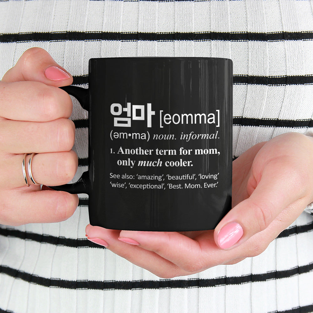 Eomma 엄마 Definition Full Color Mug