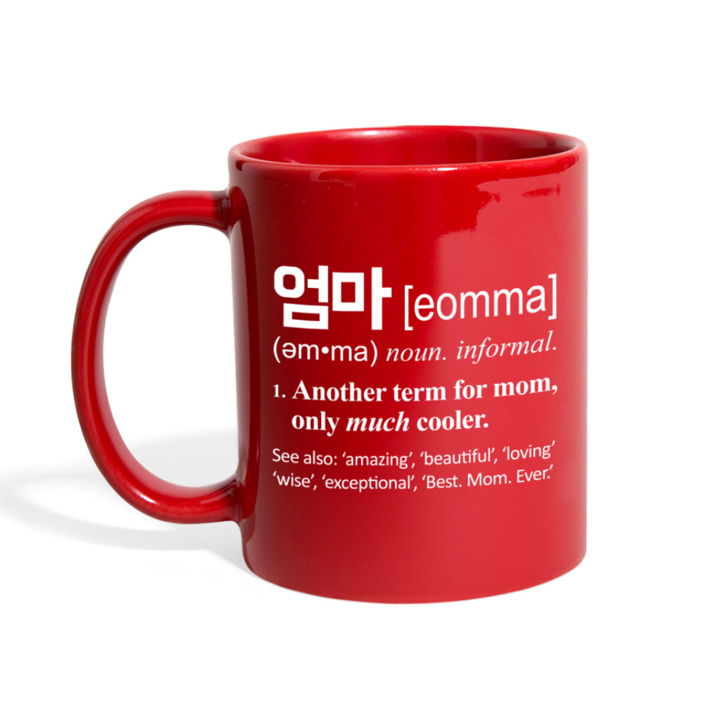 Eomma 엄마 Definition Full Color Mug