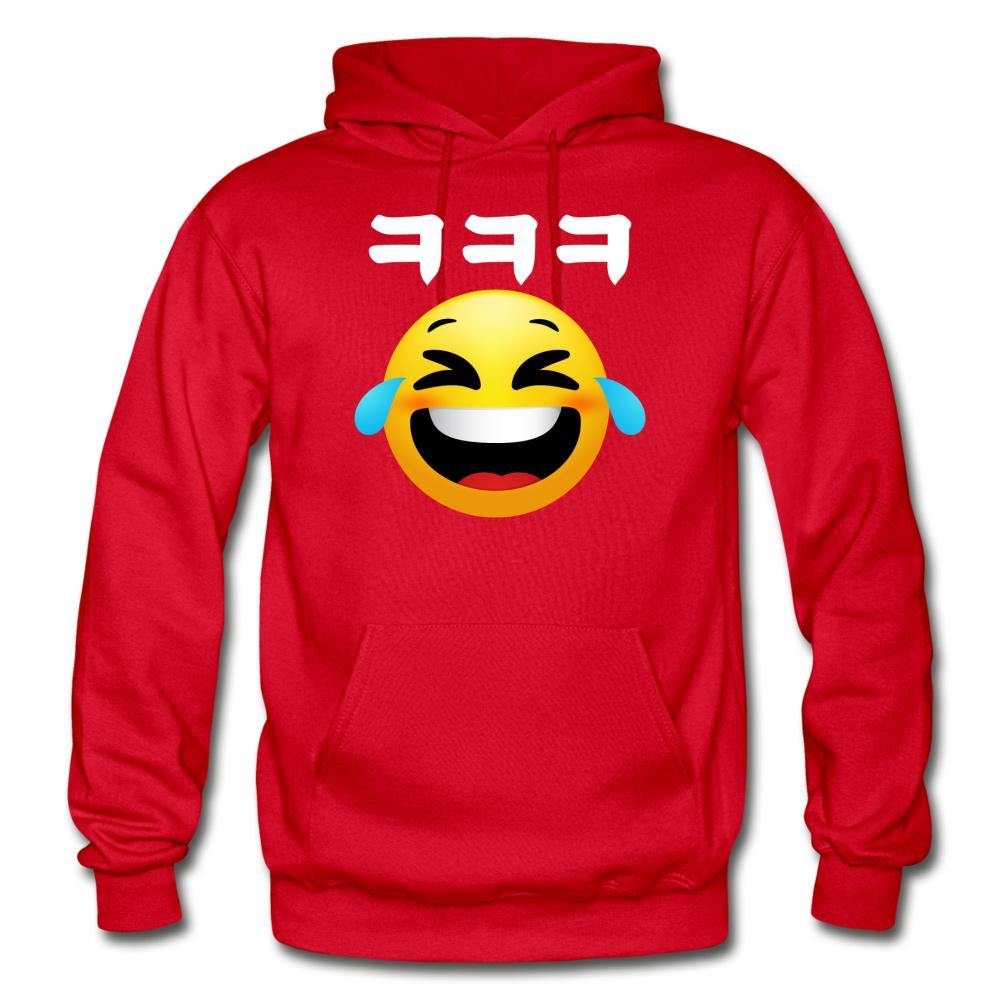 Emoji Laughing in Korean Hangul ㅋㅋㅋ (kekeke) Unisex Hoodie - Hot Like Kimchi