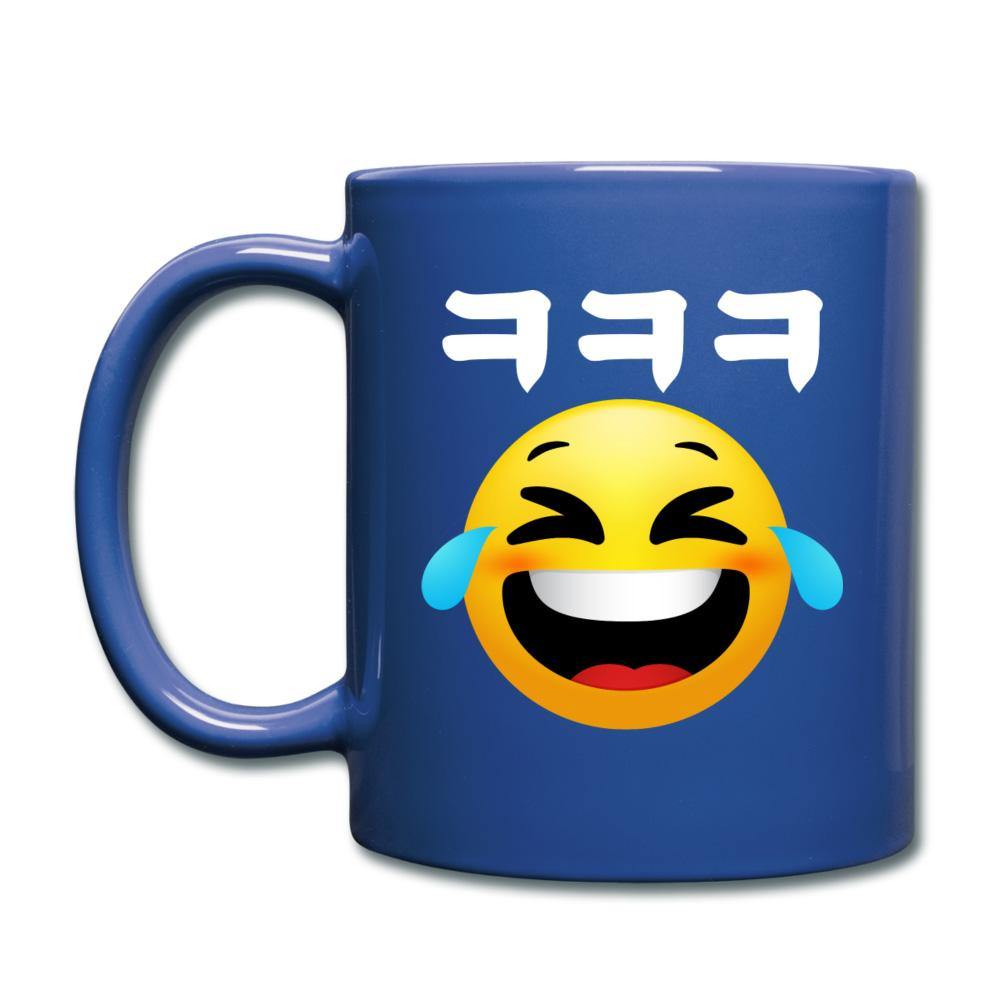 Emoji Laughing in Korean Hangul ㅋㅋㅋ (kekeke)- Full Color Mug - Hot Like Kimchi