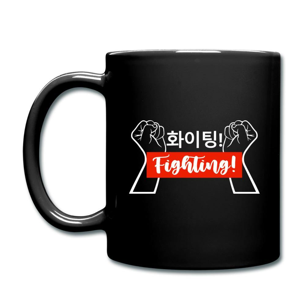 Korean Hangul 화이팅! FIghting! Fists- Full Color Mug - Hot Like Kimchi