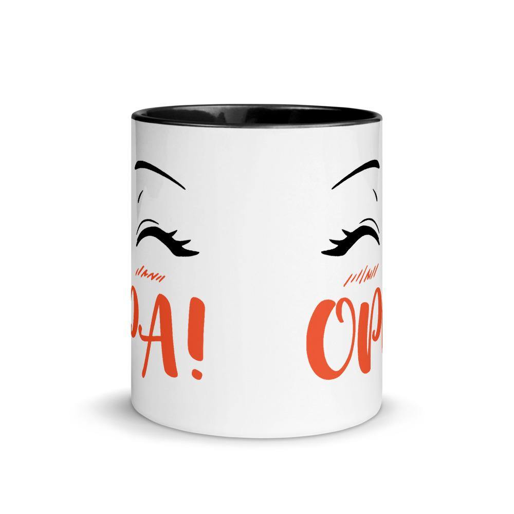 Happy Anime Eyes OPPA!- Contrast Coffee Mug - Hot Like Kimchi