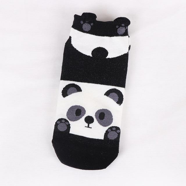 Adorable Animal Design Ankle Socks - Hot Like Kimchi