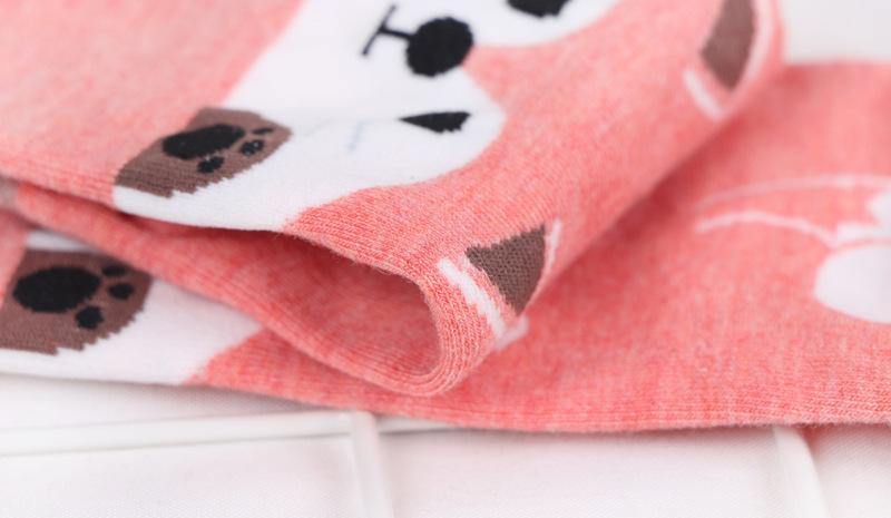 Adorable Animal Design Ankle Socks - Hot Like Kimchi