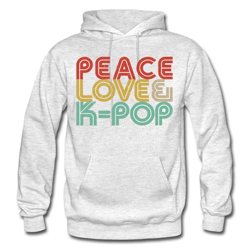 PEACE LOVE & K-POP Retro Unisex Hoodie - Hot Like Kimchi