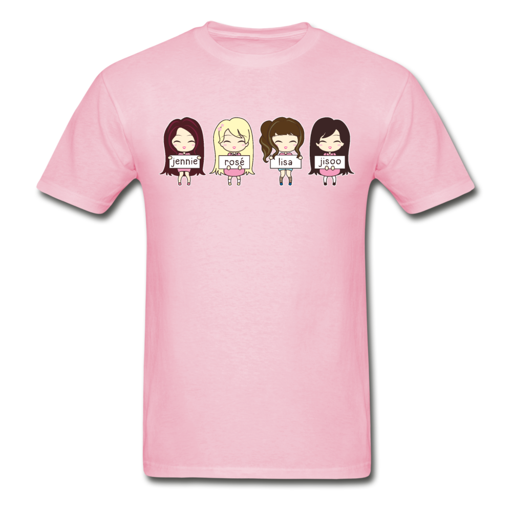K-Pop BlackPink Cute Jennie Rosé Lisa and Jisoo- Unisex Ultra Cotton T-Shirt - Hot Like Kimchi