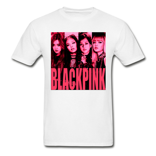 K-Pop BlackPink Group Graphic Jennie Rosé Lisa and Jisoo- Unisex T-Shirt - Hot Like Kimchi