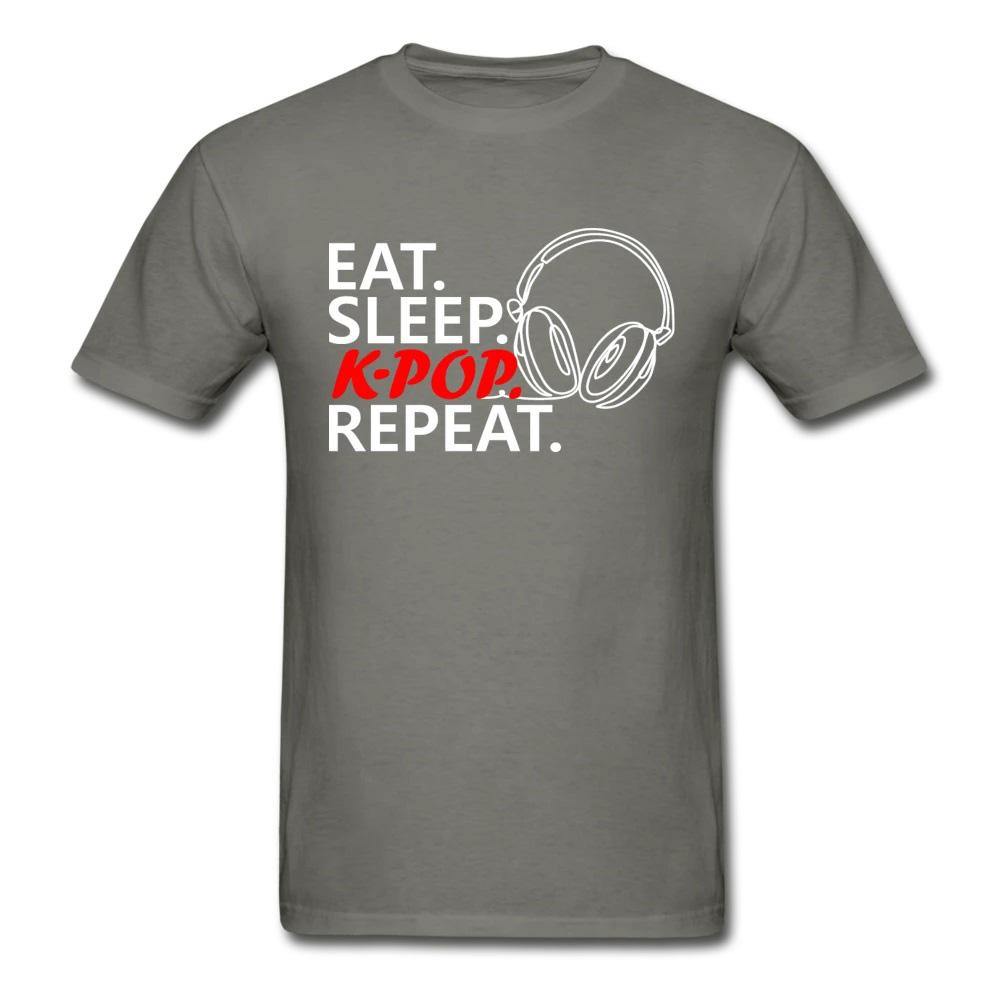 EAT. SLEEP. K-POP. REPEAT.- Dark Unisex Ultra Cotton T-Shirt - Hot Like Kimchi